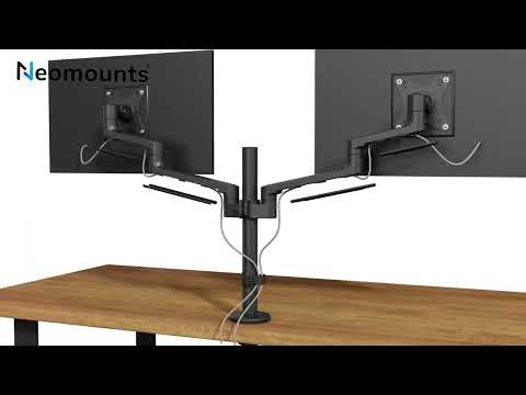 Neomounts DS60-425BL2 monitor holder for 2 monitors side by side up to 27 inches, black