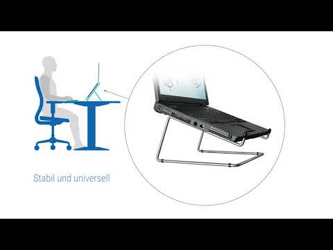 R-Go Steel Office laptop stand RGOSC020 with keyboard tray