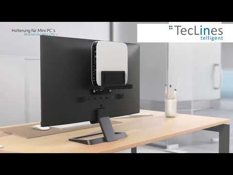 TecLines TPH003B thin client / mini PC mount for VESA, black