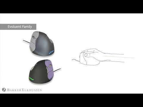 BakkerElkhuizen ergonomic mouse Grip right-handed (BNEGM)