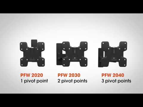 Vogels PFW 2030 Monitor wall mount tilt DS