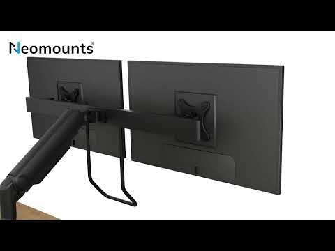 Neomounts NEXT one DS75S-950BL2 monitor mount for 2 monitors up to 27 inch, black