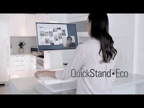 Humanscale QuickStand Eco Dual sit-stand Workstation black