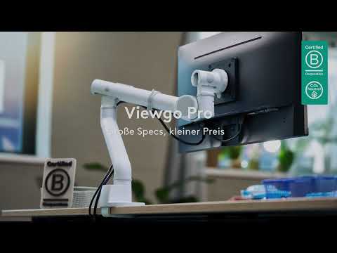 Dataflex Viewgo pro monitor mount for 2 monitors (48.640), white