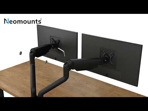 Neomounts NEXT one DS70S-950BL2 monitor mount for 2 monitors up to 35 inch, black