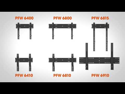 Vogels PFW 6800 fixed Monitor wall mount 80 Inches