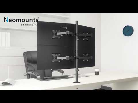 Neomounts FPMA-D550D4BLACK 4 way monitor desk mount 13-32 inch