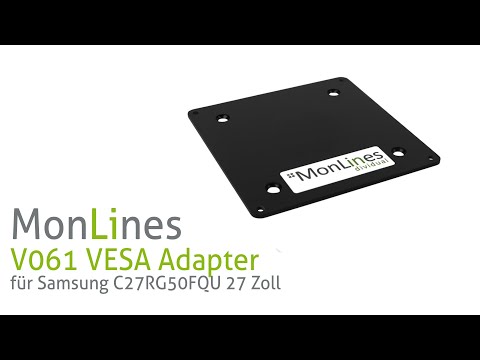 MonLines V061 VESA adapter for Samsung C27RG50FQU, 27"