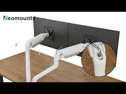 Neomounts NEXT one DS70S-950WH2 monitor mount for 2 monitors up to 35 inch, white