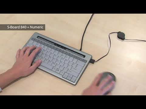 BakkerElkhuizen ergonomic keyboard S-board 840 Design USB (BNES840DDE)