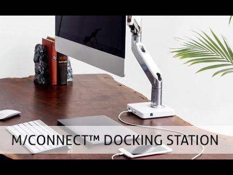 Humanscale M/Connect Docking Station desk clamp for M2, silver