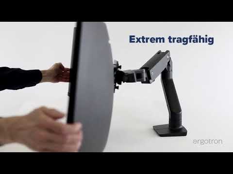 Ergotron HX desk monitor arm, black (45-475-224)