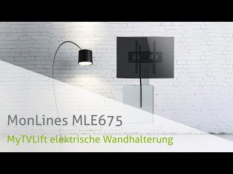 MonLines MLE675S myTVLift wall mount 675 with housing, silver