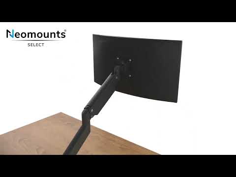 Neomounts NM-D775BLACKPLUS curved flatscreen desk mount up to 49“, black