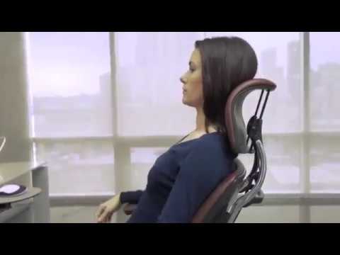 Humanscale office chair lether Freedom Headrest F211AQ444N, blue