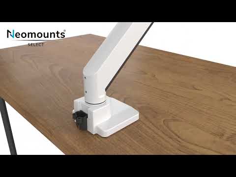 Neomounts NM-D775WHITEPLUS curved flatscreen desk mount up to 49“, white